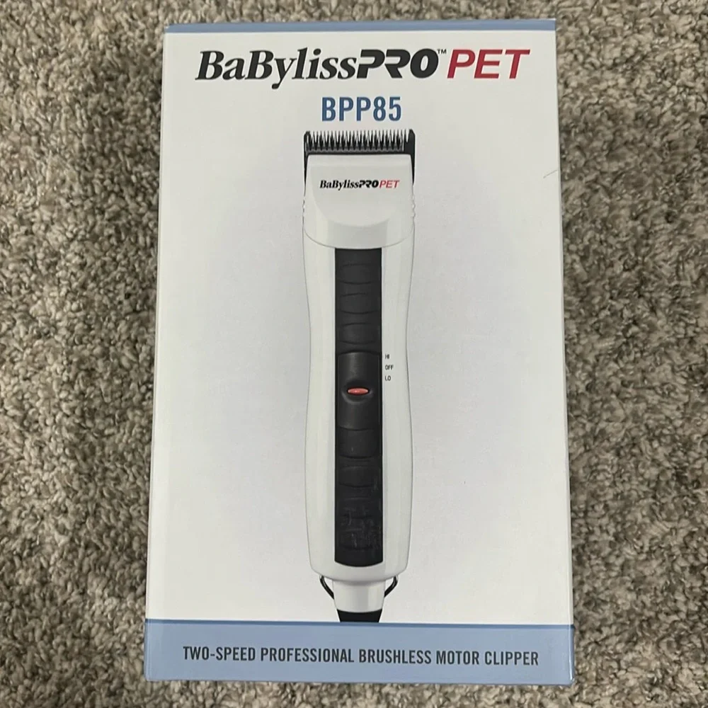 NWT Conairpro BaByliss PRO PET BPP85 Two-Speed Brushless Motor Clipper